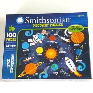 Smithsonian Discovery 100 Piece 13x19" Puzzle Space Exploration SD Toyz